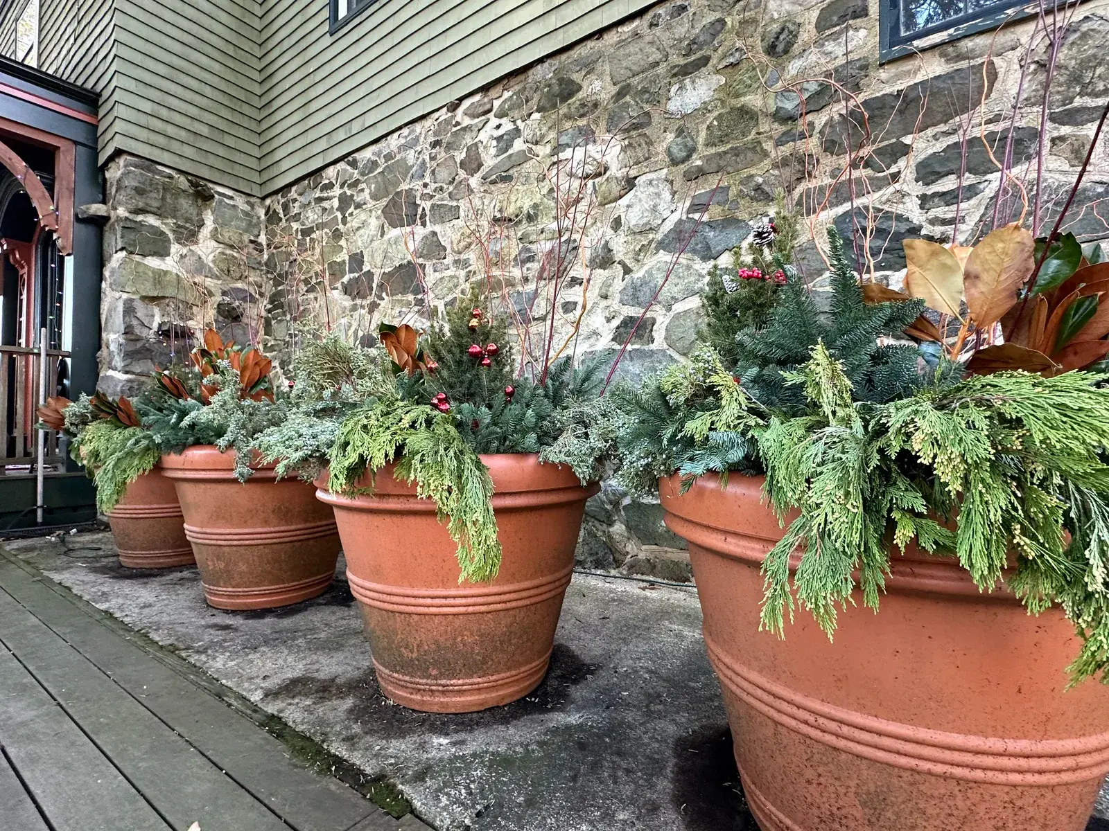 Seasonal container arrangement