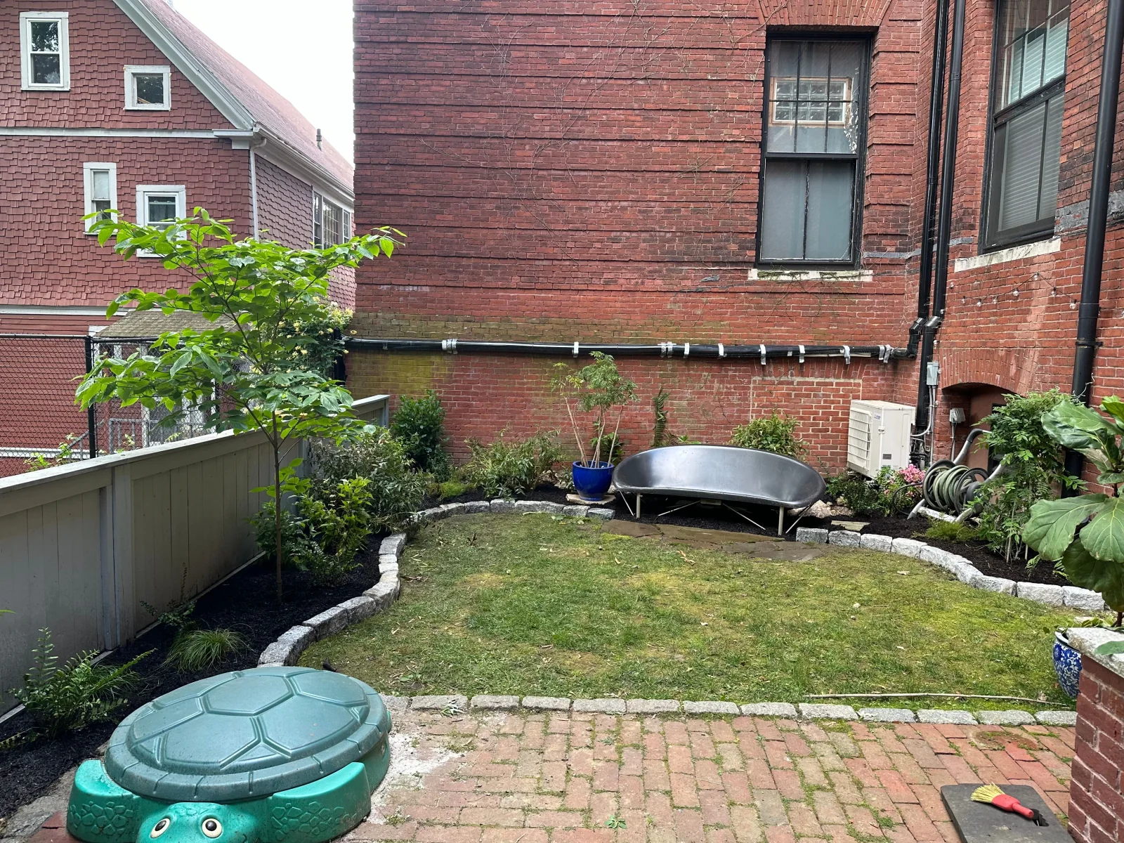 Shade garden planting